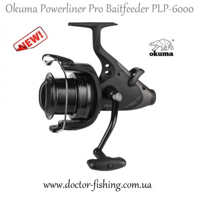 Фидерная катушка Okuma PowerLiner Pro Baitfeeder PLP-6000 4+1BB 4.5:1 1353.15.62 фото
