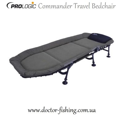 Розкладачка Prologic Commander Travel Bedchair 6 Legs 205cm x 75cm 1846.11.34 фото