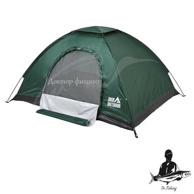 Палатка Skif Outdoor Adventure I, 200x200 cm (green) 3-х міс 389.00.82 фото