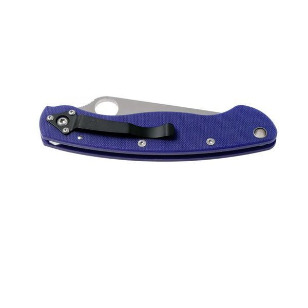 Нож Military S110V G-10 Spyderco CPM /Dark Blue/ 87.13.10 фото