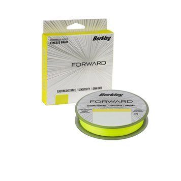 Шнур BERKLEY BRAID FORWARD FINESSE 2.5g, 300m, 0.25mm, 13.7kg /FLAME GREEN/ 1625189 фото