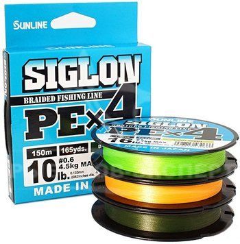 Шнур Sunline Siglon PE х4 150m #1.7/0.223mm 30lb/13.0kg 1658.09.09 фото