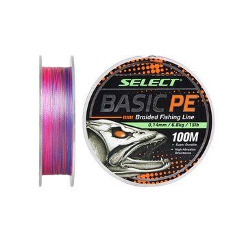 Шнур Select Basic PE 150m (разноцв.) 0.14mm 15lb/6.8kg 1870.30.93 фото