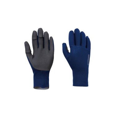 Рукавиці Shimano Chloroprene EXS 3 Cover Gloves blue - M 2266.08.24 фото