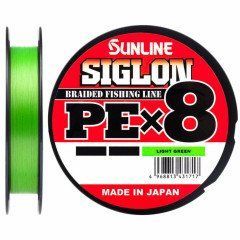 Шнур Sunline Siglon PE х8 150m (салат.) #0.8/0.153mm 12lb/6.0kg 1658.09.64 фото