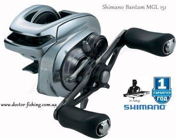Мультиплікаторна котушка Shimano Bantam MGL 151 2266.79.87 фото